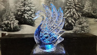 Eisskulptur Schwan, Eisfigur