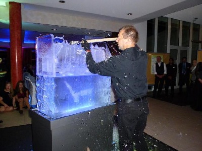 Eisskulptur, Eisschnitzer, Klaus Grunenberg